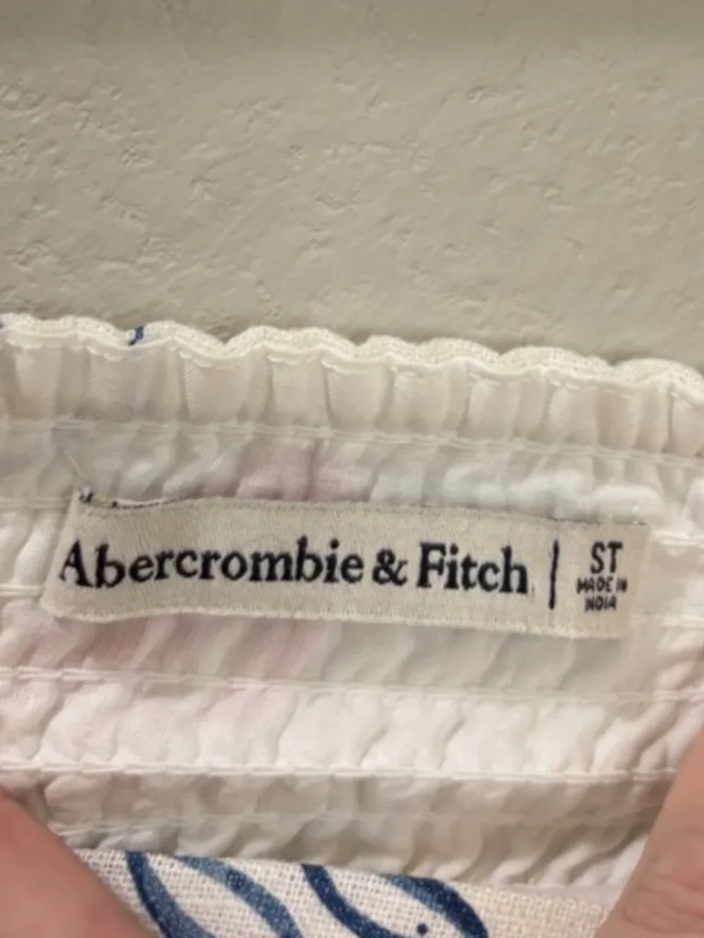 Abercrombie & Fitch Linen Blend Coastal Print Emerson Skort Dress Sz Small Tall - Picture 6 of 10